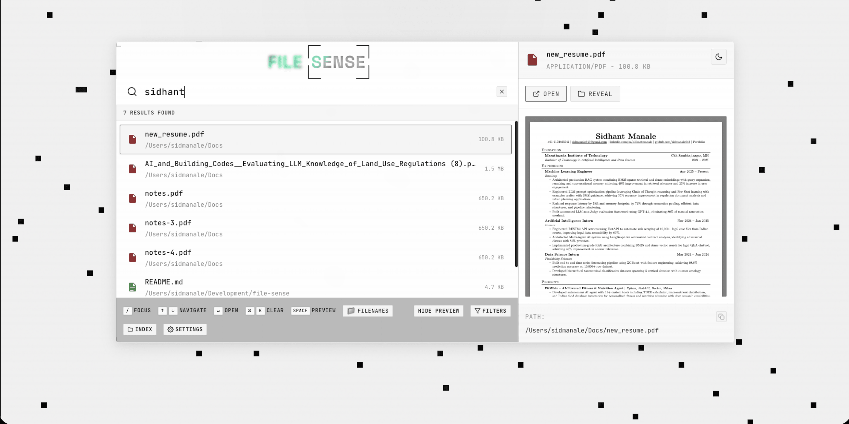 FileSense